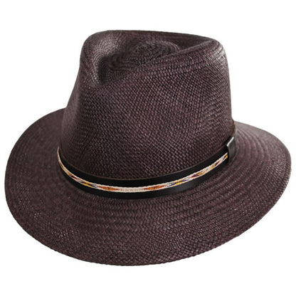Bailey 1922 | Stansfield Panama Straw Fedora Hat - Oak | 127850SS24 | lead | OAK