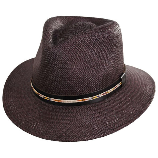 Bailey 1922 | Stansfield Panama Straw Fedora Hat - Oak | 127850SS24 | lead | OAK