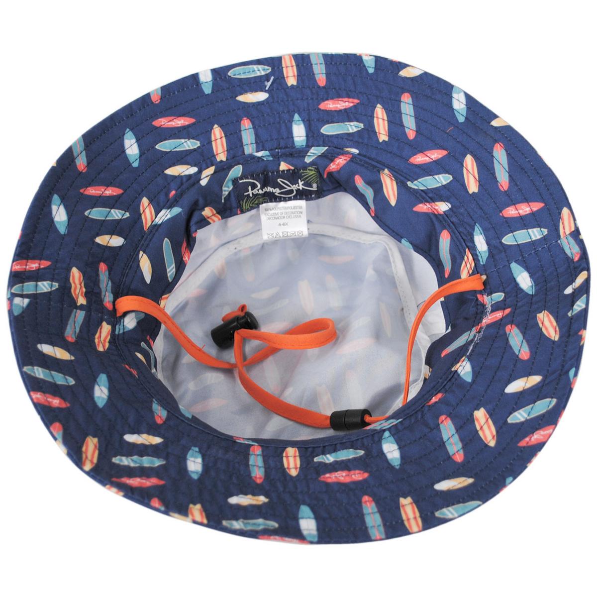 Panama Jack | Kid's Fantasia Surf Bucket Hat | 508204 | under | NAVY
