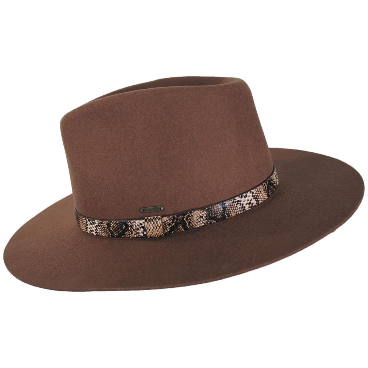 BRIXTON HATS | Sonoran Wool Felt Western Rancher Hat | 135676 | profile | BROWN