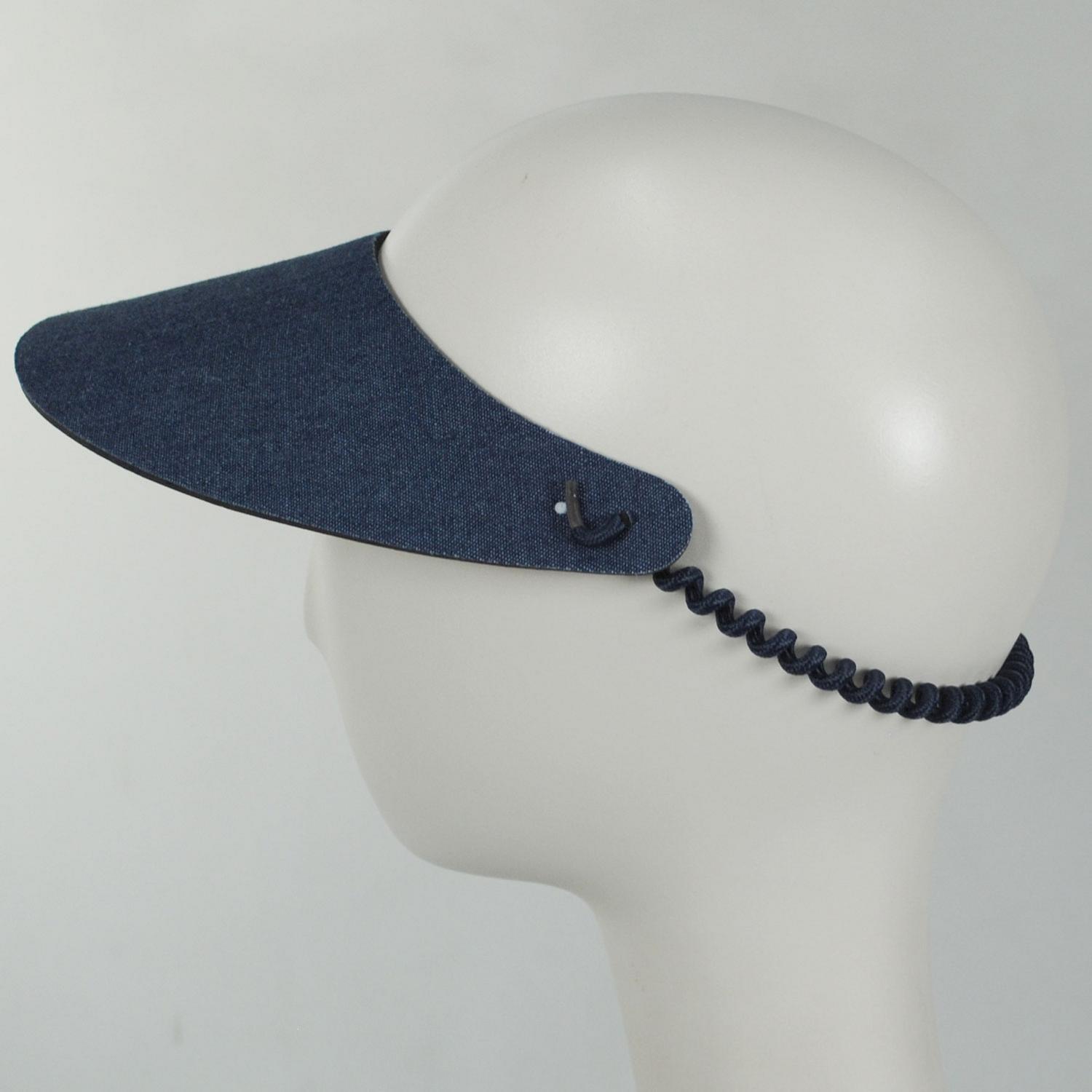 The Incredible Sunvisor | Springlace Denim Sunvisor | 196353 | profile | DENIM BLUE