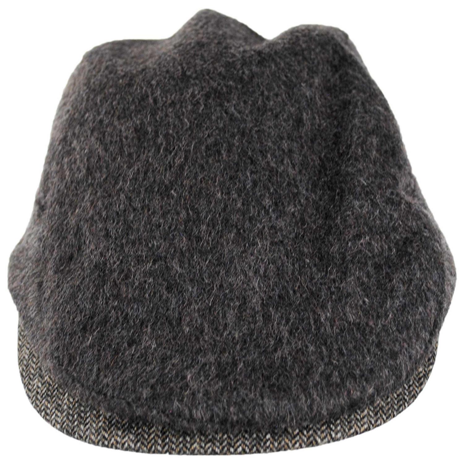 Dorfman Pacific | Arthur Wool Blend Ivy Cap | 160161 | front | GREY