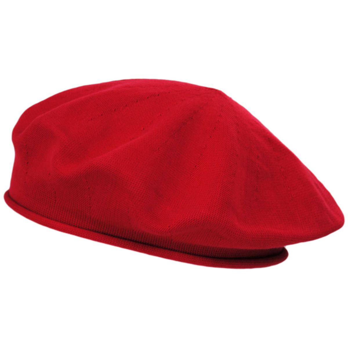 sur la tete | Cotton Beret - 11.5 inch Diameter | 151101 | lead | RED