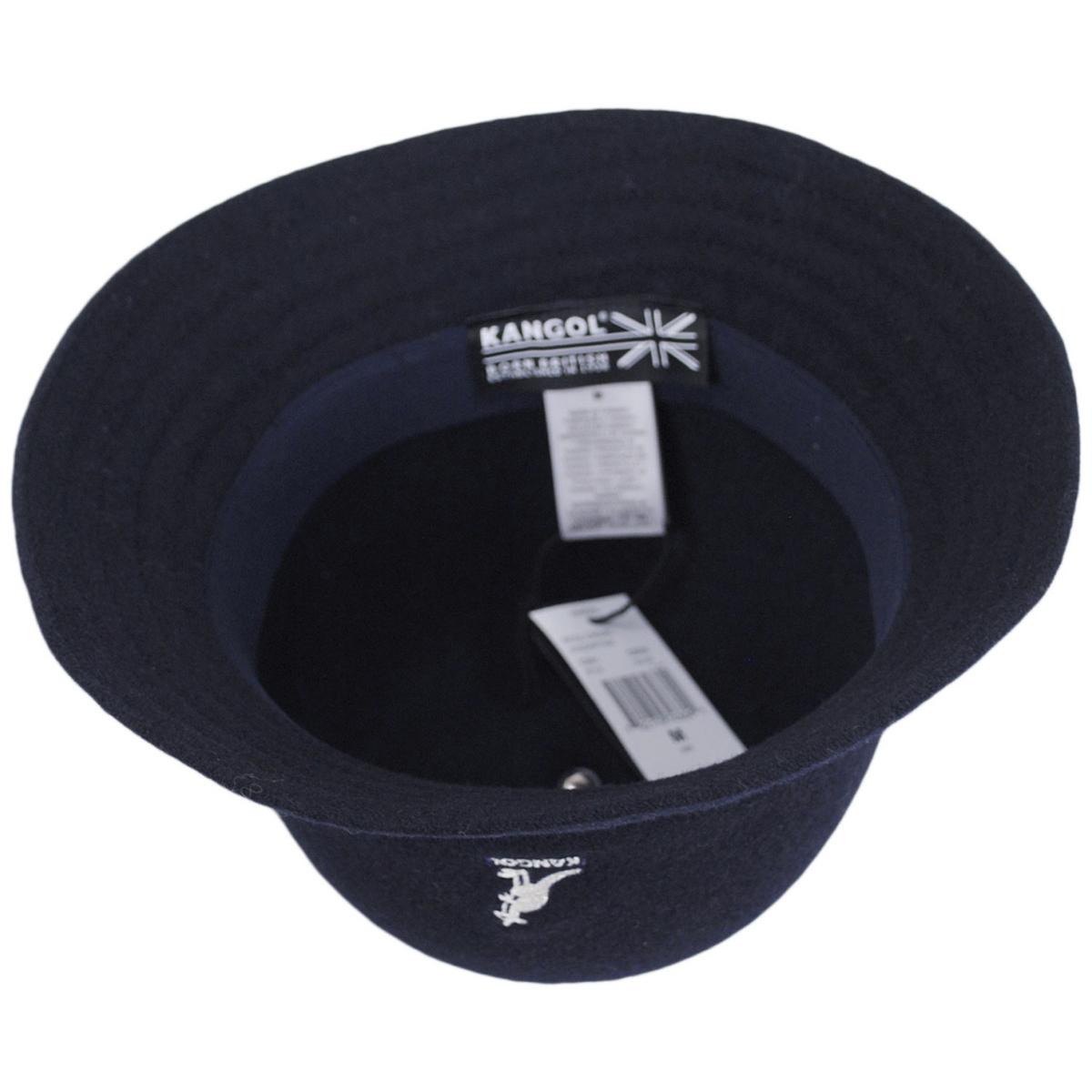 Kangol | Wool Casual Bucket Hat | 185808 | under | DARK BLUE