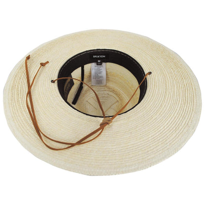 BRIXTON HATS | Beck Palm Straw Rancher Fedora Hat | 128367 | under | NATURAL