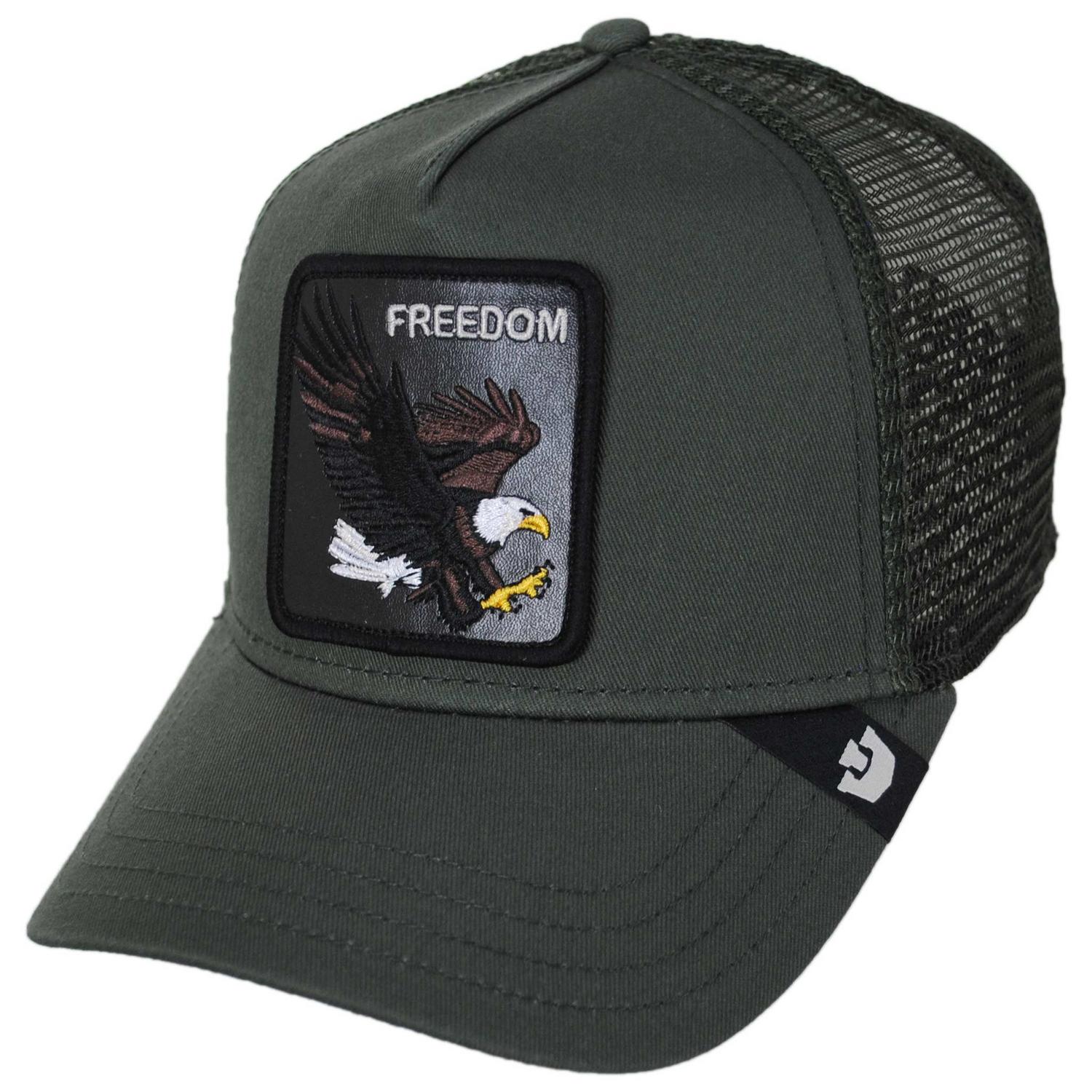 Goorin Bros | Freedom Mesh Trucker Snapback Baseball Cap | 200488 | lead | PALM