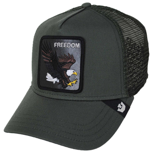 Goorin Bros | Freedom Mesh Trucker Snapback Baseball Cap | 200488 | lead | PALM