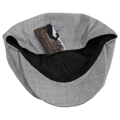 Baskerville Hat Company | Wholesale Cheltenham Wool Twill Newsboy Cap B2B Pre-Pack | B2B167667 | under | HEATHER GREY
