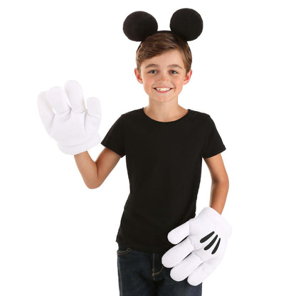 Disney | Mickey Mouse Headband & Gloves Kit | 190208 | lsmtwo | BLACK/WHITE