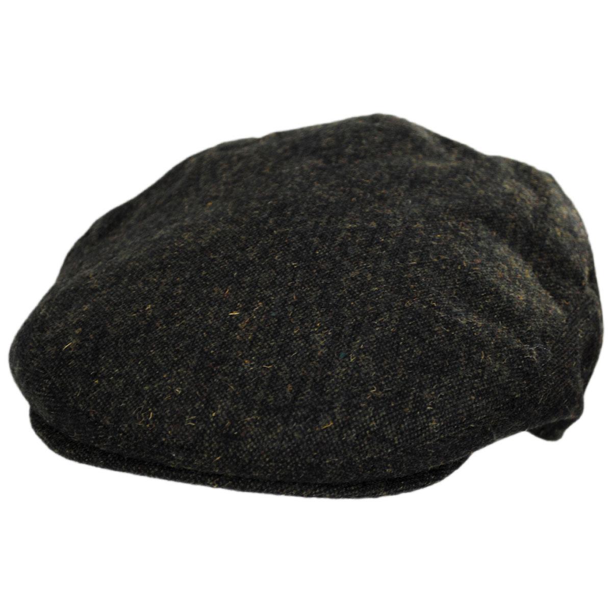 Jaxon Hats | Wholesale Troubadour Tweed Wool Blend Ivy Cap B2B Pre-Pack | B2B167567 | lead | OLIVE GREEN