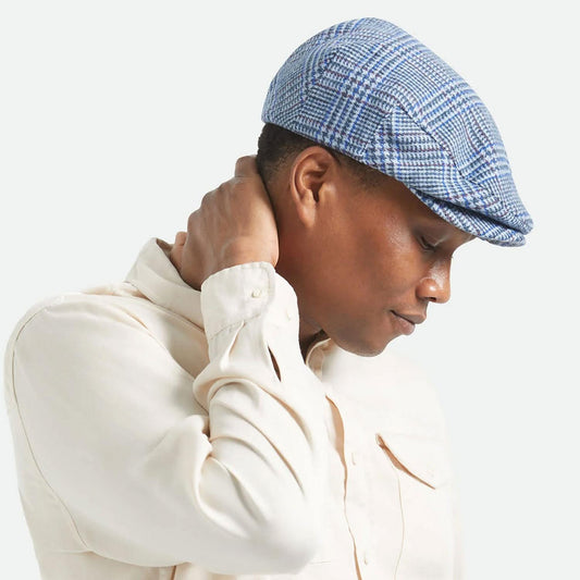 BRIXTON HATS | Hooligan Glen Plaid Ivy Cap | 161565 | lsmone | CELADON GREEN/ROYAL PLAID