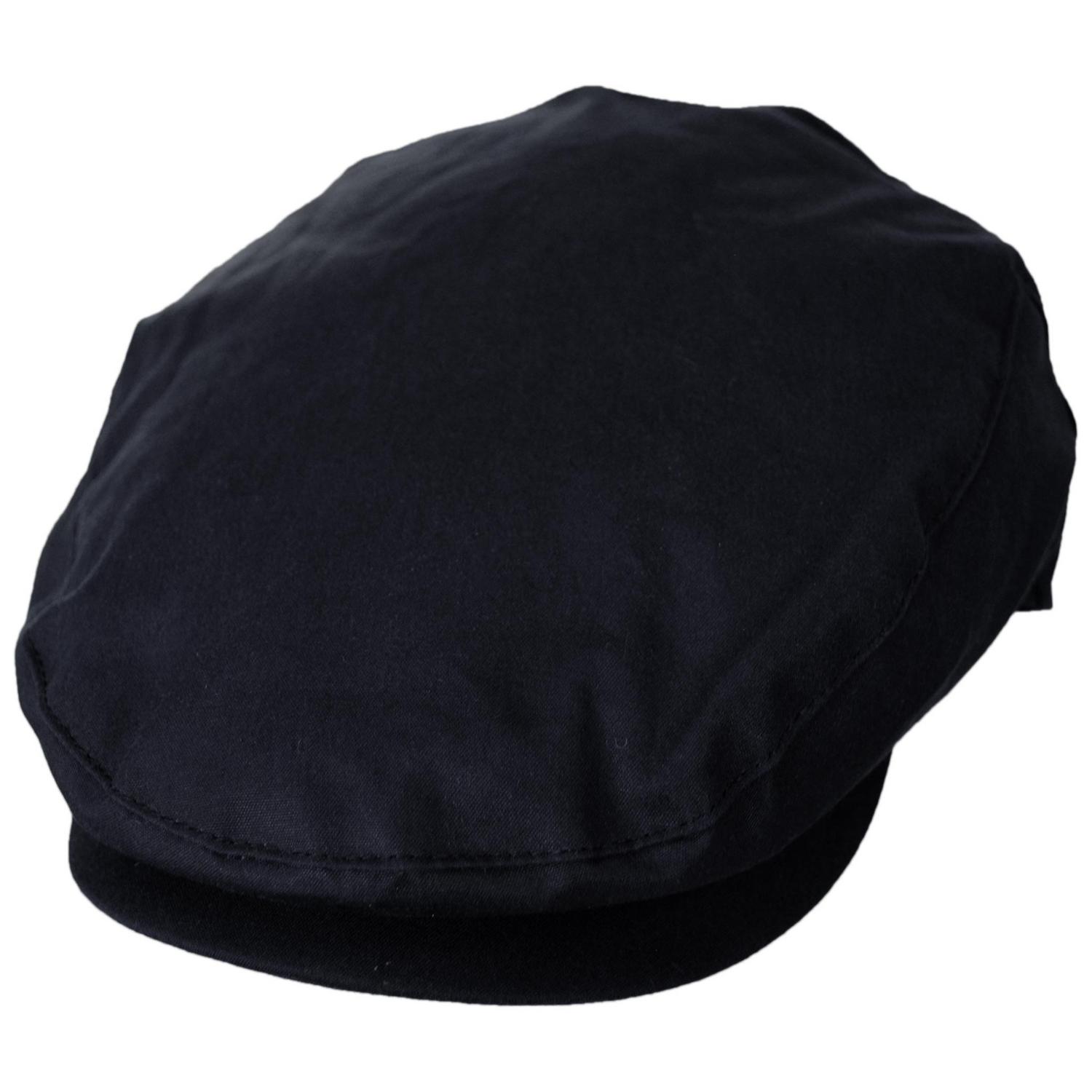 Jaxon & James | British Millerain Wax Cotton Ivy Cap | 170011 | lead | BLACK