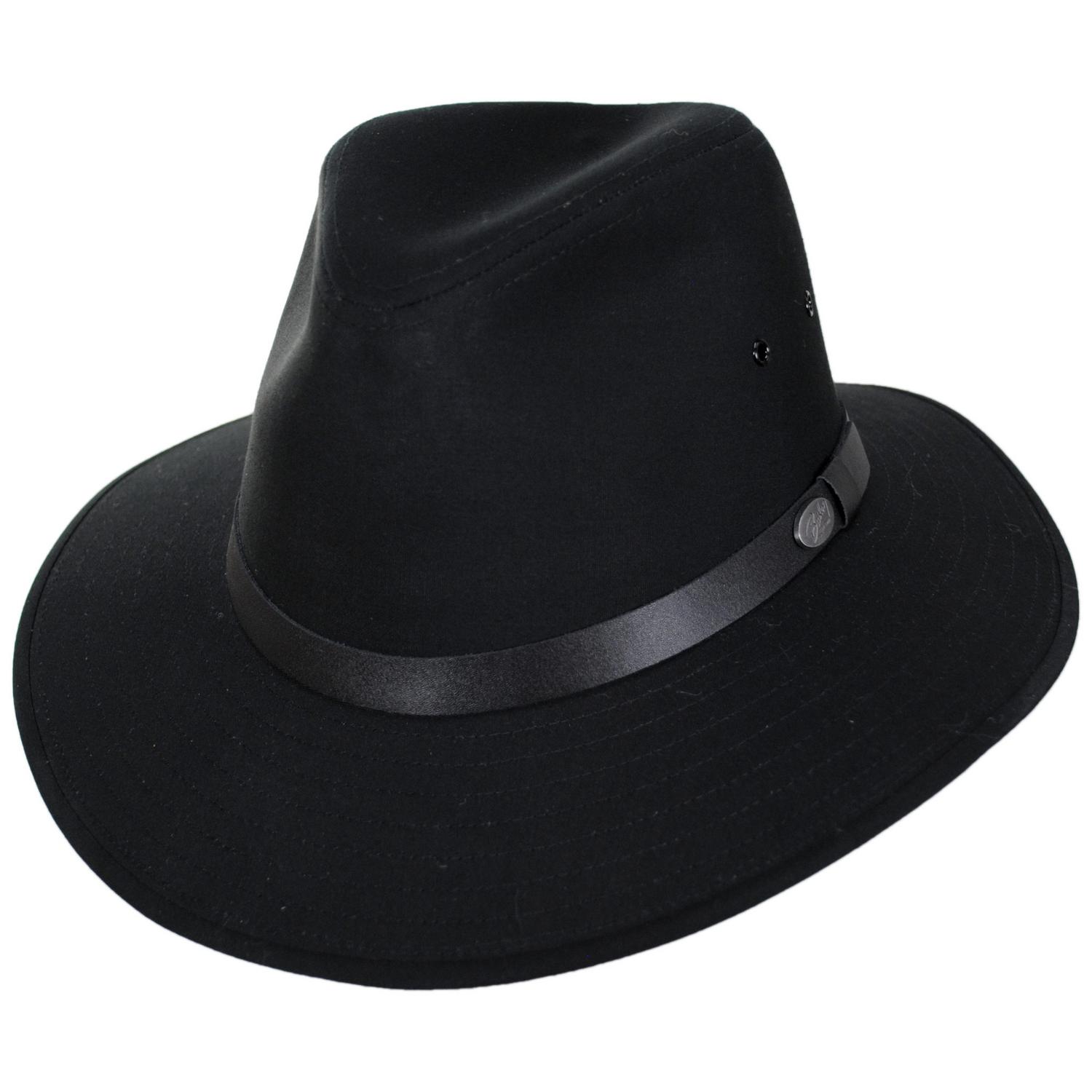 Dalton Cotton Blend Rain Safari Fedora Hat – Village Hat Shop