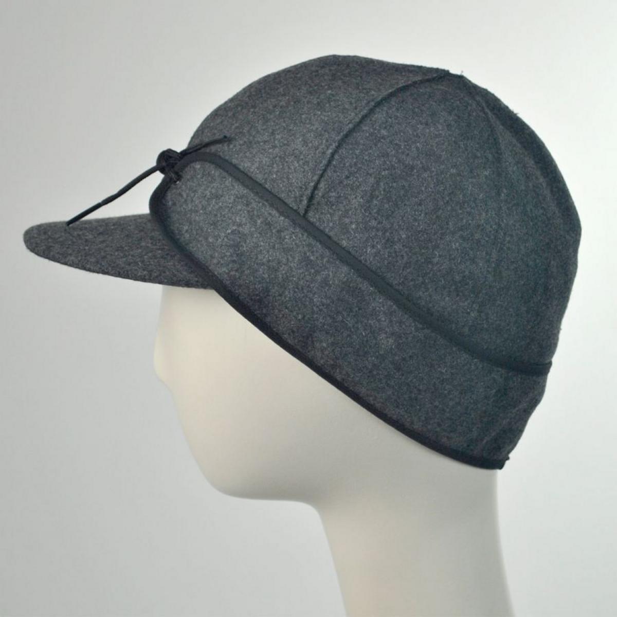 Stormy Kromer | Original Wool Cap | 220700 | detailone | CHARCOAL