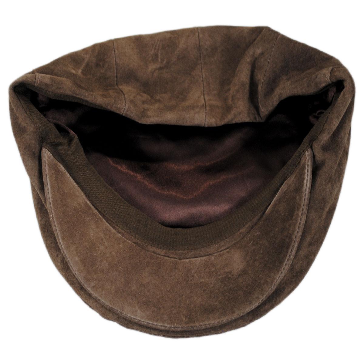 Jaxon Hats | Wholesale Five-Point Suede Ivy Cap B2B Pre-Pack | B2B170200 | under | COFFEE