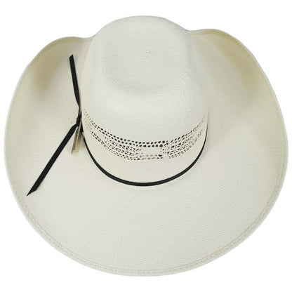 Seager | New Money Bangora Straw Western Hat | 129454 | top | IVORY
