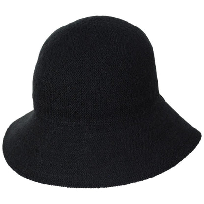 San Diego Hat Company | Jean Ann Knit Bucket Hat | 108664 | lead | BLACK