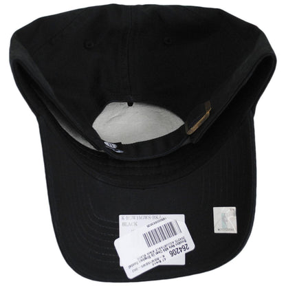 47 Brand | Brooklyn Nets NBA Clean Up Strapback Baseball Cap Dad Hat | 204210 | under | BLACK