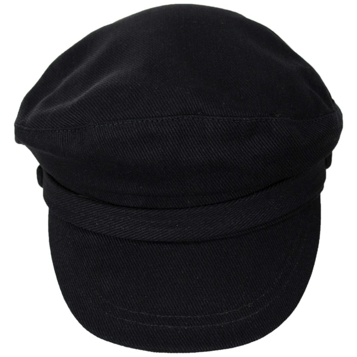 Jaxon Hats | Cotton Fiddler's Cap | 181015 | front | BLACK