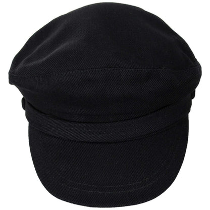 Jaxon Hats | Cotton Fiddler's Cap | 181015 | front | BLACK
