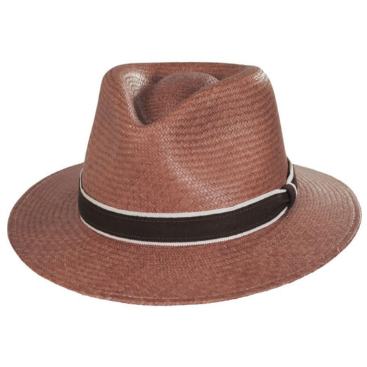 Bailey 1922 | Brooks Panama Fedora Hat - Mushroom | 127815SS23 | lead | MUSHROOM