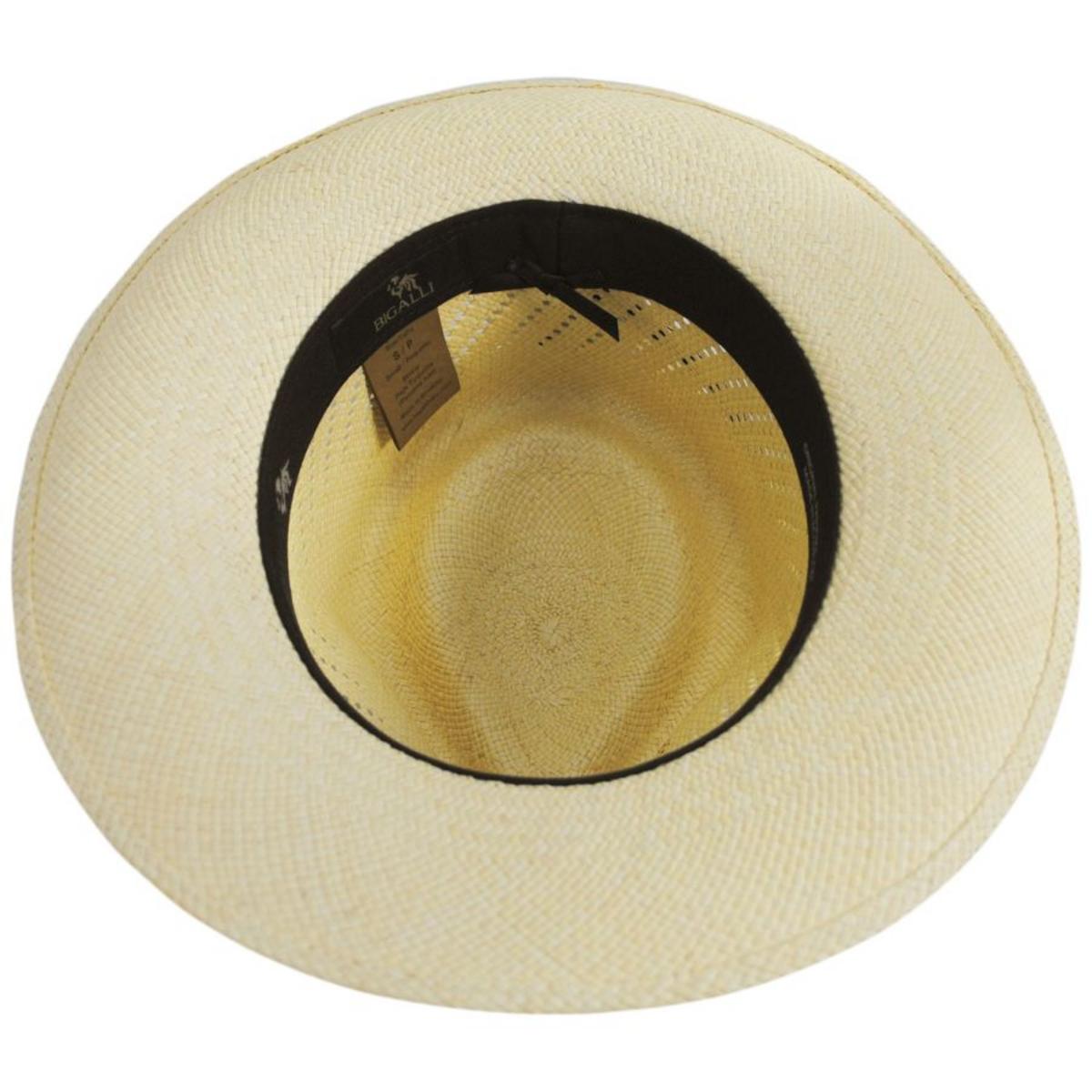 Bigalli | Petra Panama Straw Fedora Hat | 129247 | under | NATURAL
