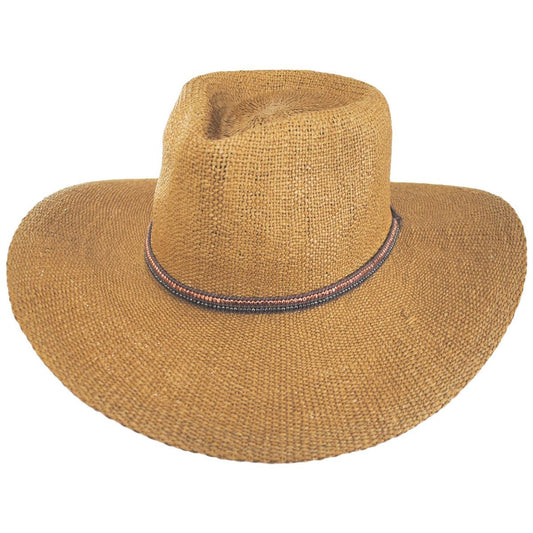 NIKKI BEACH | Tasha Bangora Straw Fedora Hat | 102669 | lead | TOAST