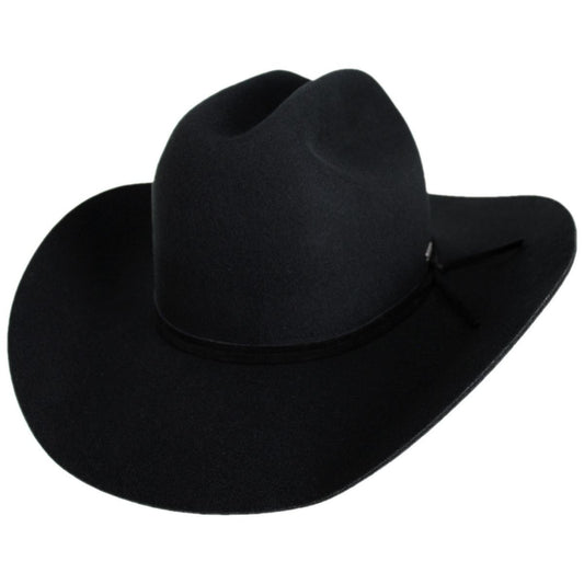 BRIXTON HATS | Laredo Weather Guard Wool Felt Cowboy Hat | 135671 | lead | BLACK/BLACK