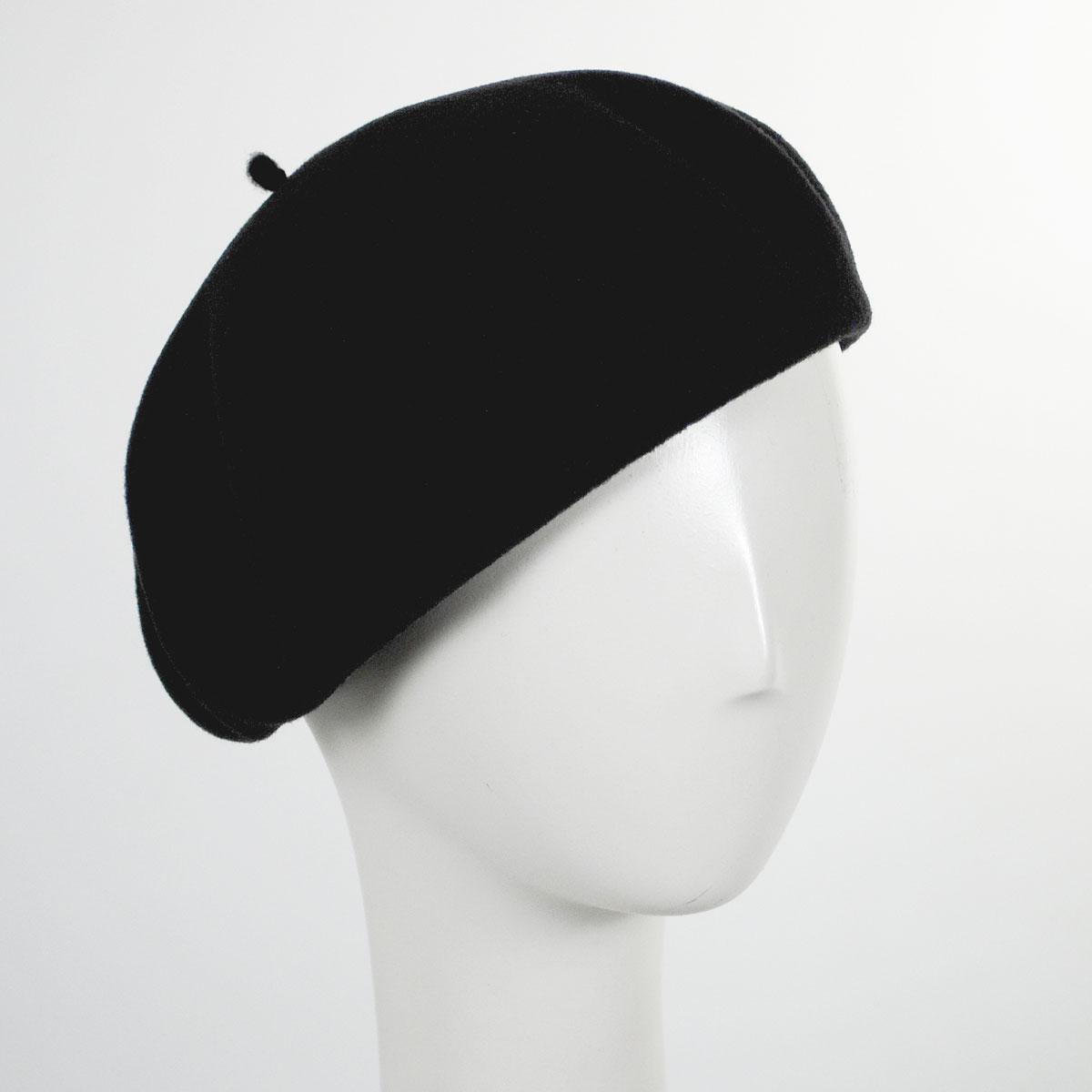 Hoquy | Hoquy Wool Basque Beret | 151050 | profile | NOIR