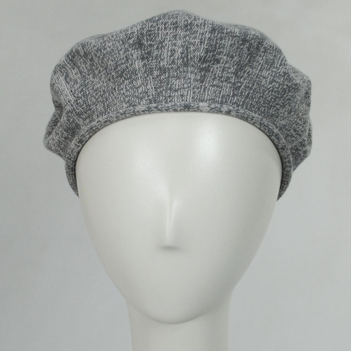 sur la tete | Cotton Beret - 11.5 inch Diameter | 151101 | front | GRAPHITE TWIST