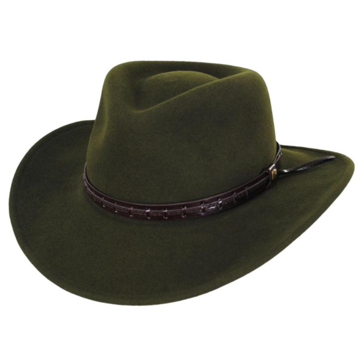 Bailey Western | Firehole Crushable Wool LiteFelt Western Hat | 130141 | lead | LODEN