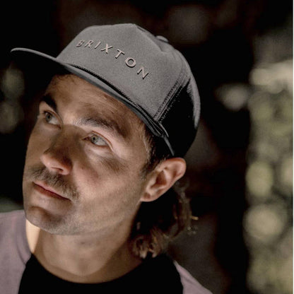 BRIXTON HATS | Alpha Journey Performance Strapback Baseball Cap | 201734 | lsfone | BLACK