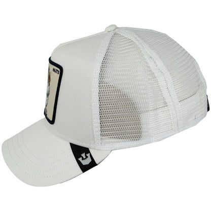 Goorin Bros | Squirrel Nuts Mesh Trucker Snapback Baseball Cap | 200491 | profile | WHITE