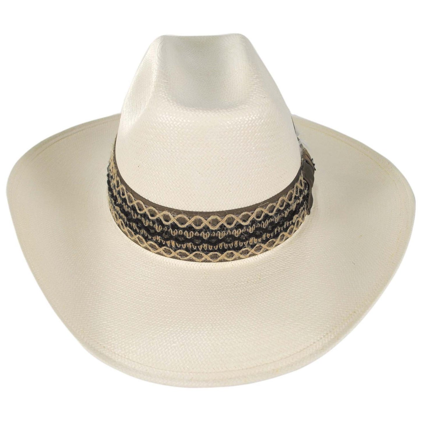 Stetson | Lonetree Shantung Straw Western Hat | 127067 | front | NATURAL