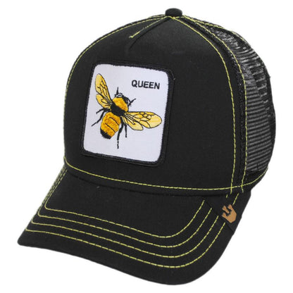 Goorin Bros | Queen Bee Mesh Trucker Snapback Baseball Cap | 200390 | lead | BLACK