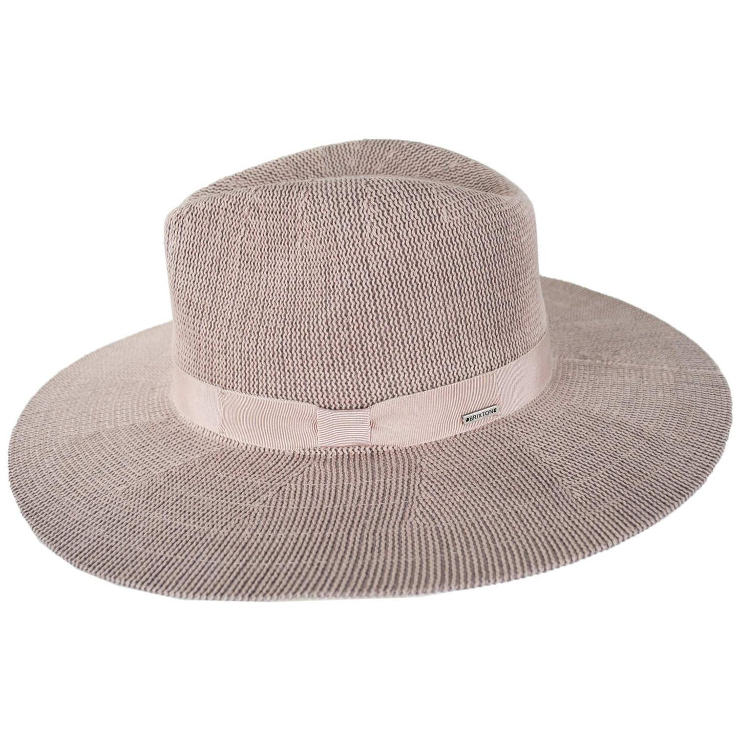 BRIXTON HATS | Lyons Cotton Knit Fedora Hat - Spring | 107408SS | profile | CHALK PINK