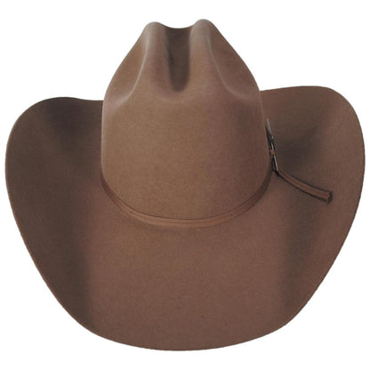 Seager | Longhorn Wool Felt Western Hat | 136404 | front | FAWN