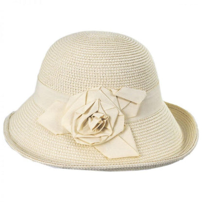 Jeanne Simmons | Rosa Toyo Straw Sun Hat | 101733 | profile | CREAM