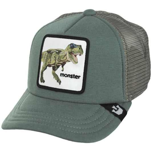 Goorin Bros | Kid's Tyrant Mesh Trucker Snapback Ball Cap | 508927 | lead | GREEN