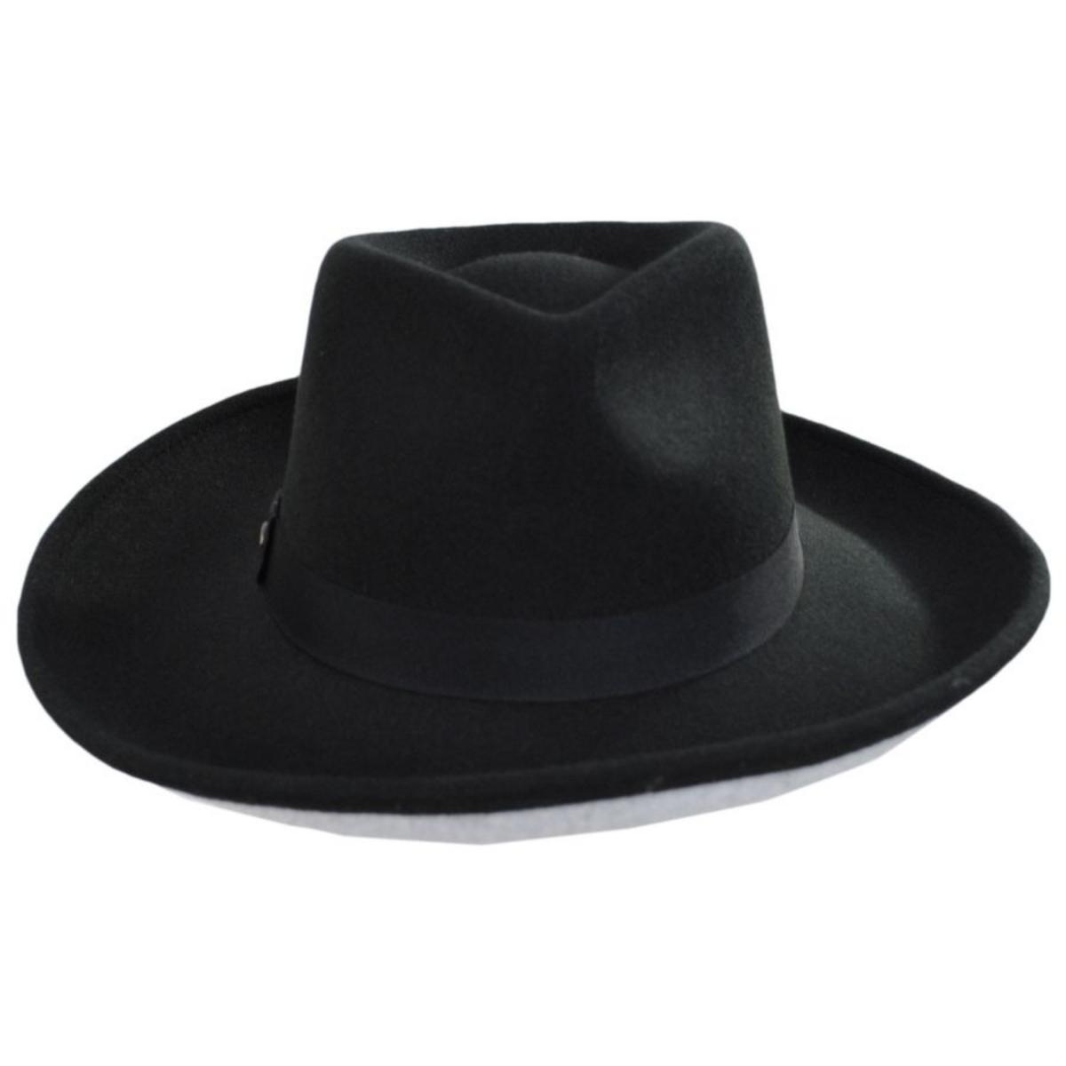 Scala | Dillane ProvatoKnit Rancher Hat | 123440 | front | BLACK/GREY