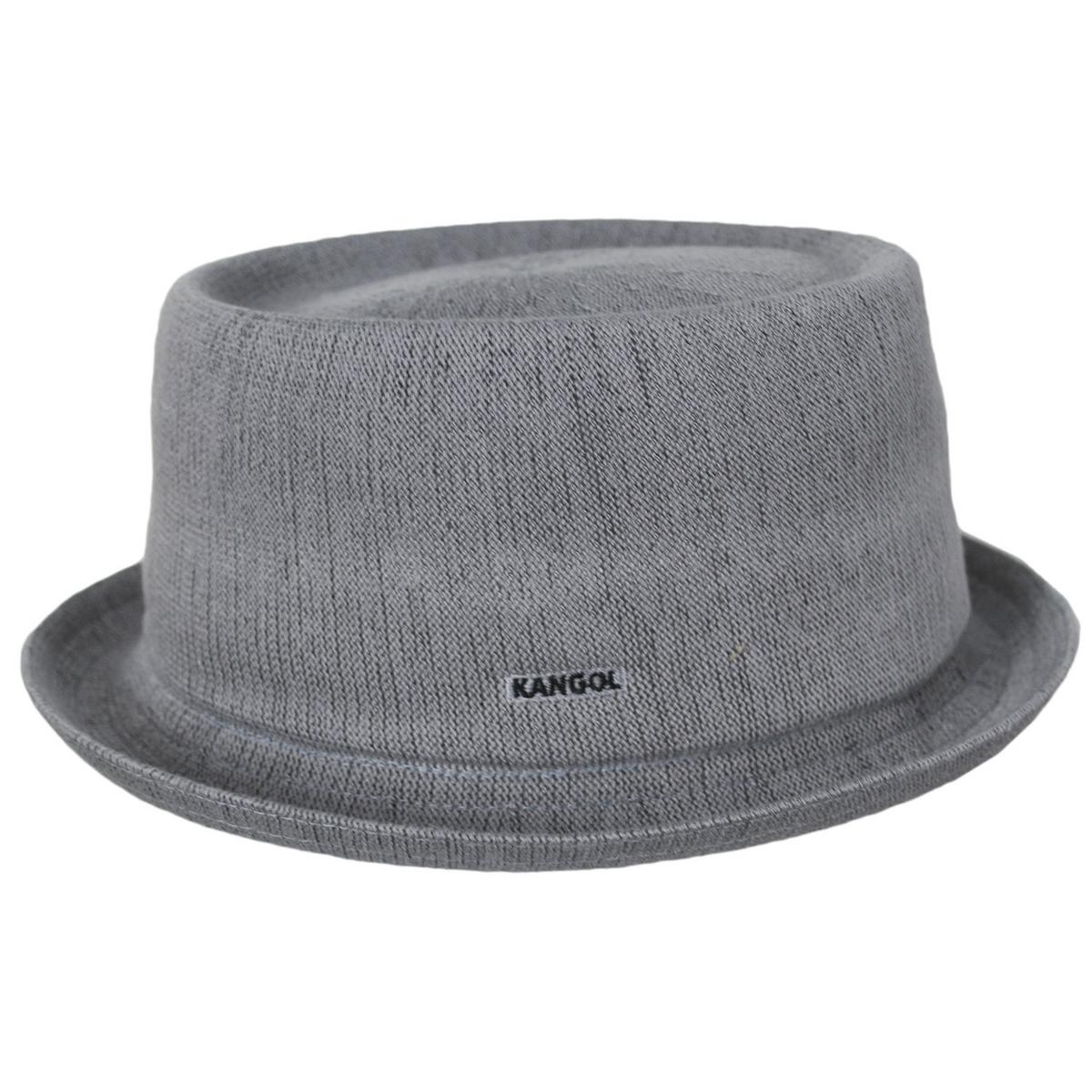 Kangol | Bamboo Mowbray Pork Pie Hat | 185744 | profile | GREY