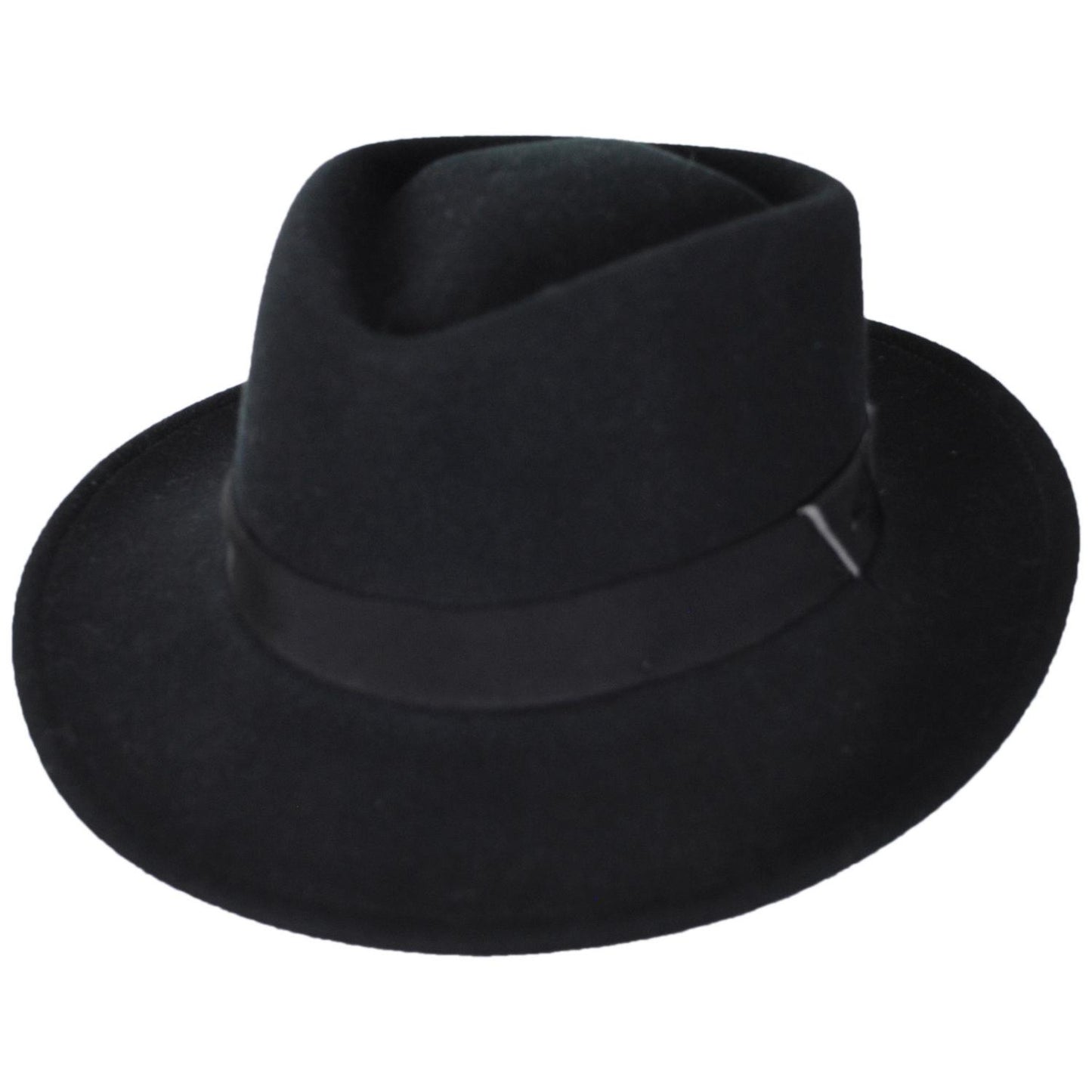 Bailey 1922 | Lasham Wool LiteFelt Fedora Hat | 133300 | lead | BLACK