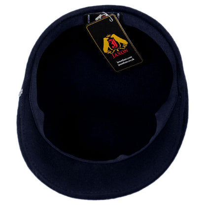 Jaxon Hats | Wholesale Wool Ascot Cap B2B Pre-Pack | B2B167550 | under | NAVY