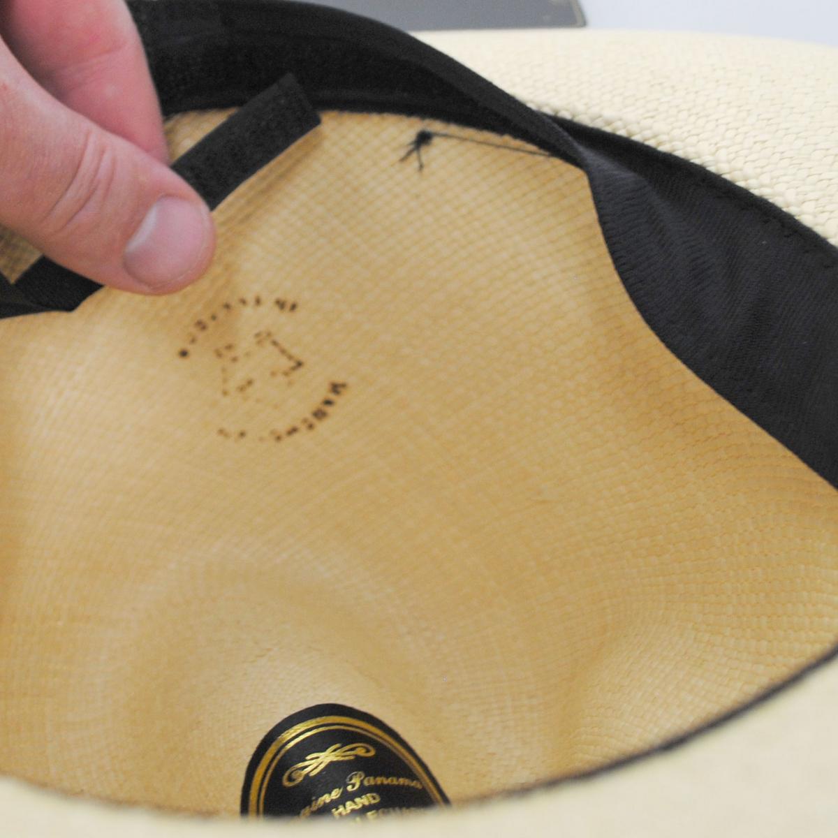 Jaxon Hats | Brisa Grade 4 Panama Straw Fedora Hat | 127107 | detailone | NATURAL
