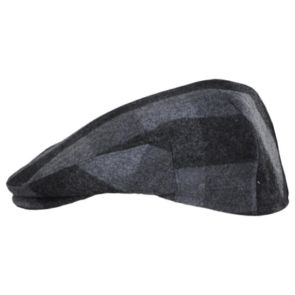 Baskerville Hat Company | Wholesale Basset Wool Check Ivy Cap B2B Pre-Pack | B2B167663 | profile | GREY