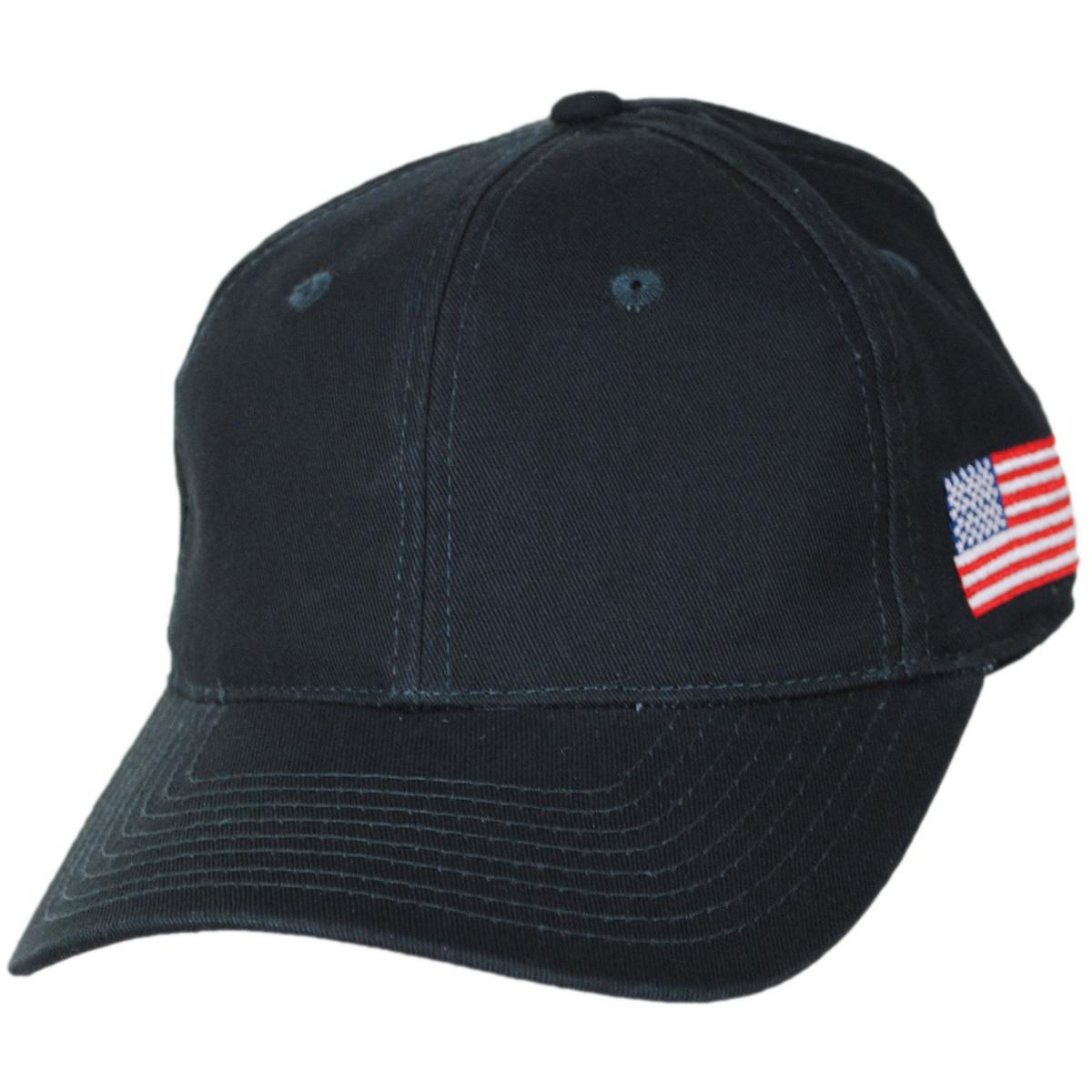 Dorfman Pacific | Top Gun Cotton Snapback Baseball Cap | 200195 | lead | NAVY