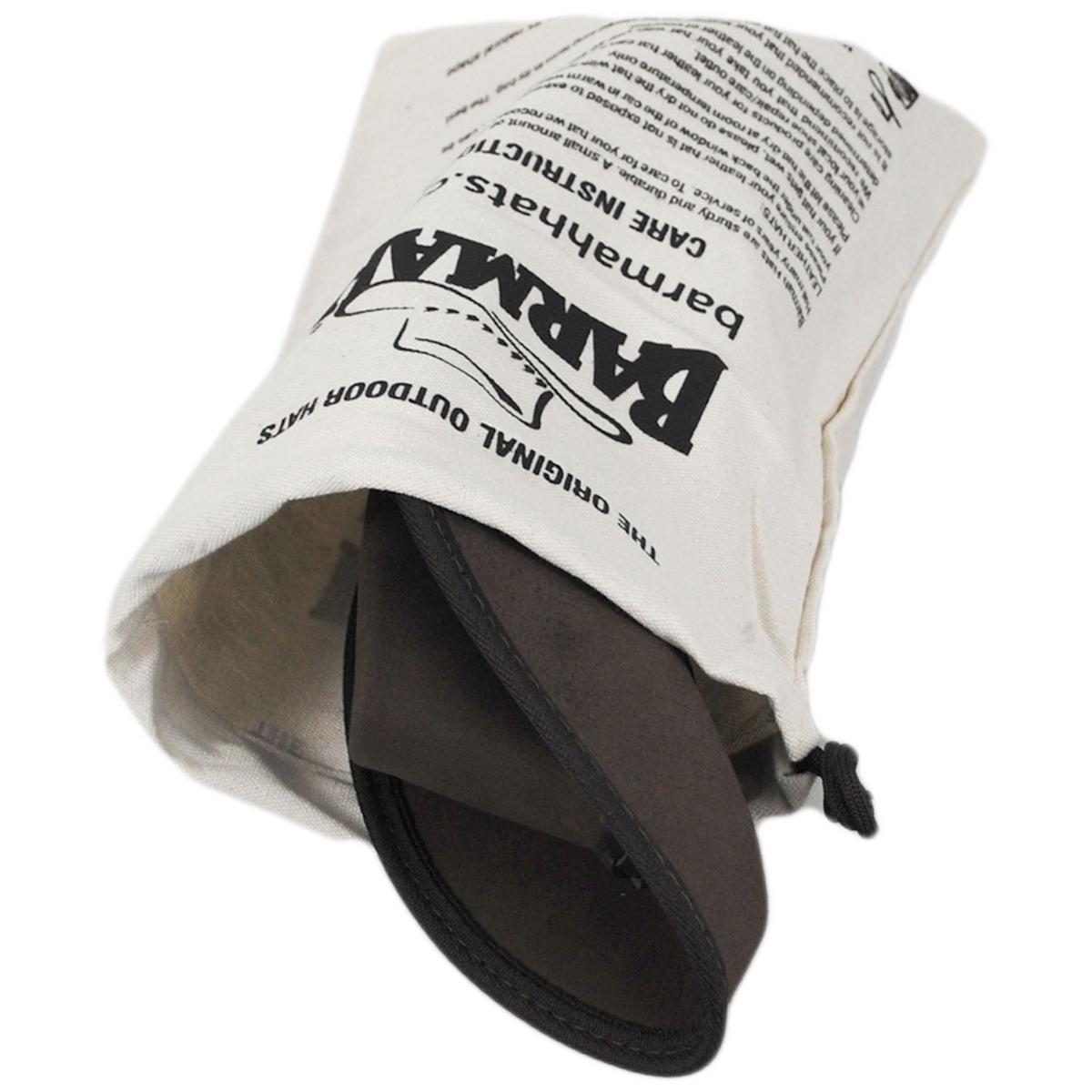 Barmah | Bronco Cattle Leather Foldaway Drover Hat | 400905 | detailone | BROWN