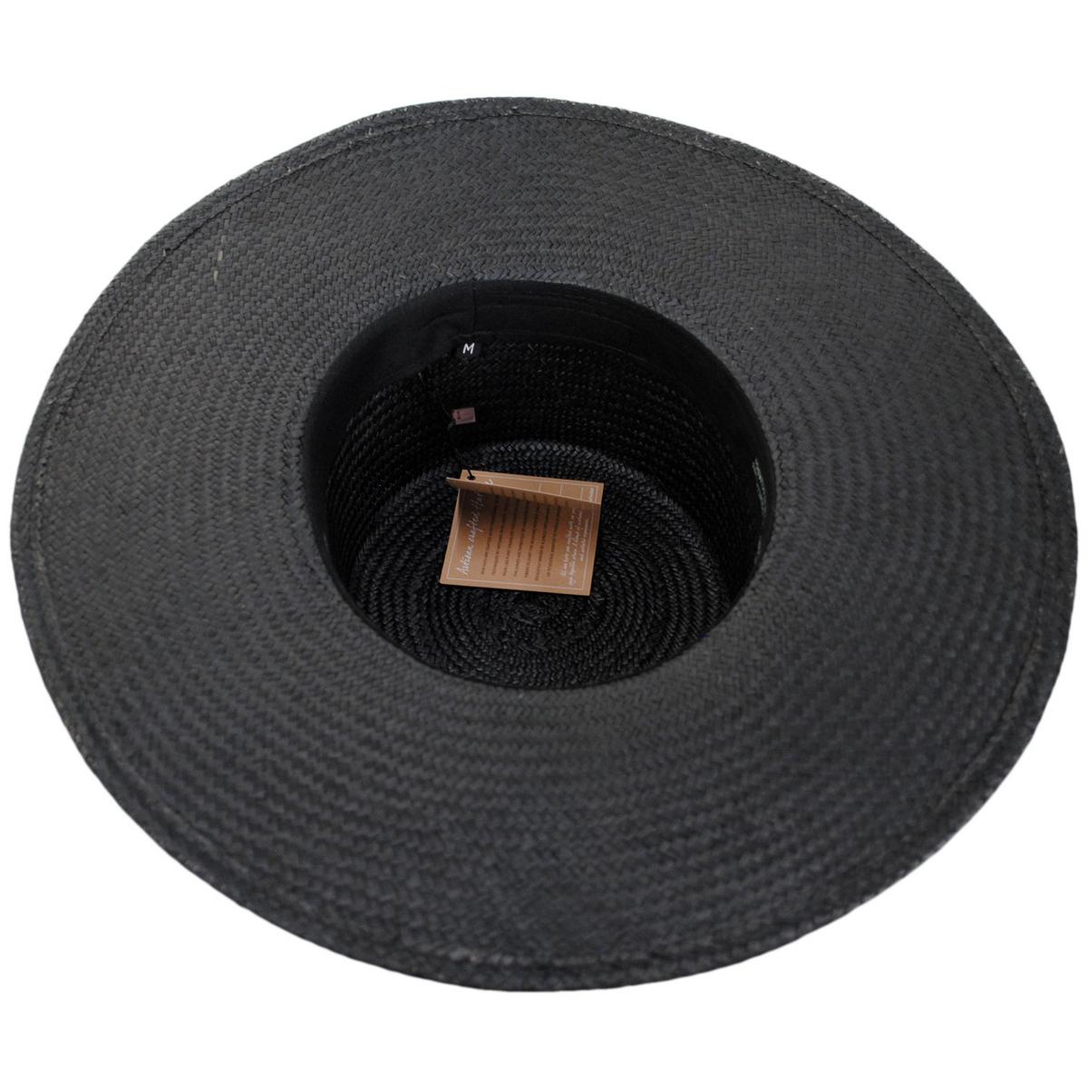 3 Regions Trade Co. | Bolero Cuenca Panama Straw Hat | 128751 | under | BLACK/OLIVE