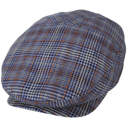 Bailey 1922 | Duch Linen Plaid 5 Panel Ivy Cap | 167222 | lead | MIDNIGHT BLUE PLAID