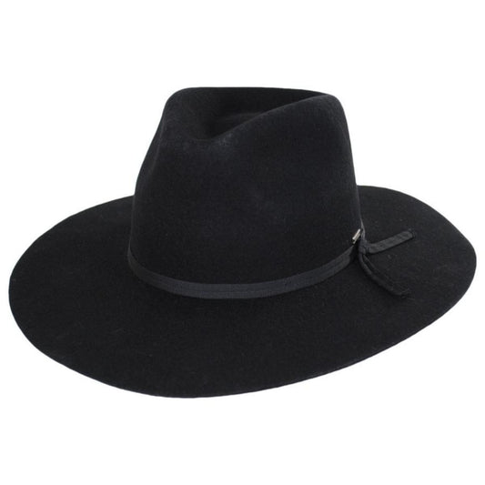 BRIXTON HATS | Cohen Wool Felt Cowboy Hat | 135650 | lead | BLACK
